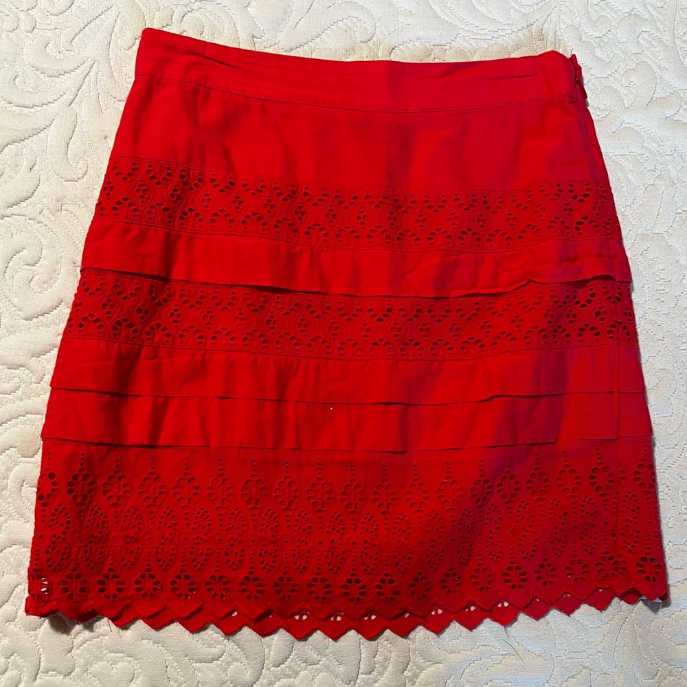 Gap Eyelet Miniskirt